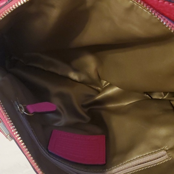 Coach Pink Madison Leather Small Georgie Satchel 30081 - Picture 11 of 13